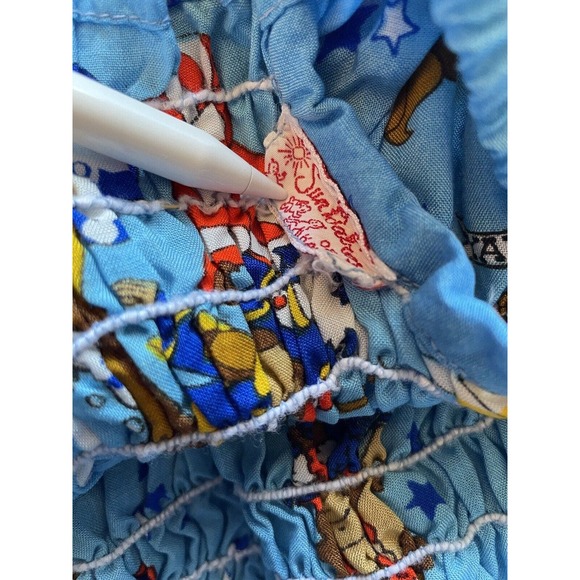 Vintage 70s Sun Babies Made in Hawaii Kids Patriotic Liberty Bell Centennial 6-8 - Picture 14 of 16